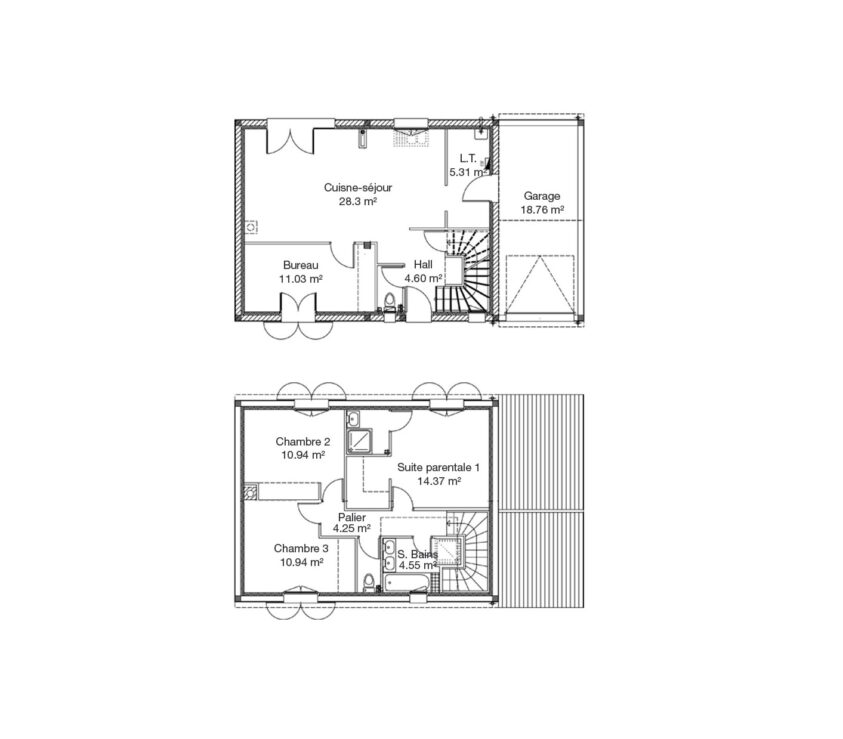 Maison à étage Tangelo Construction