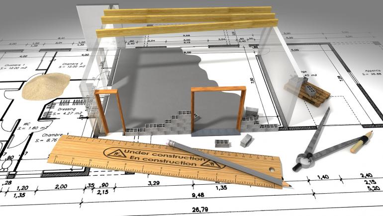 plan 3D de maison