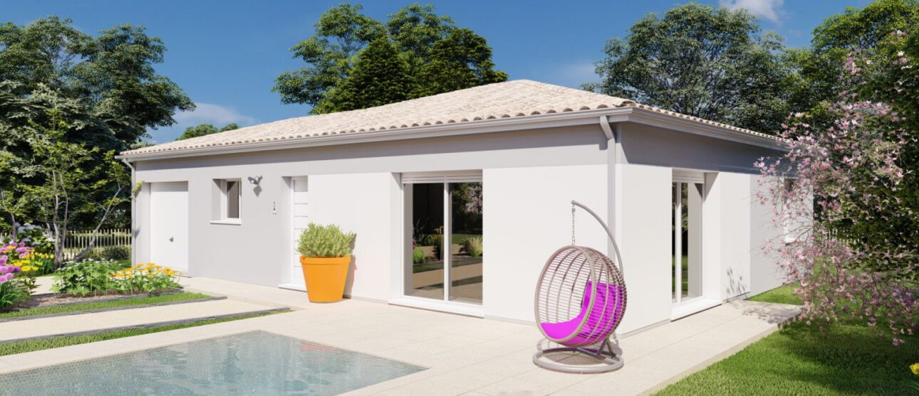 maison moderne avec piscine Cedrat