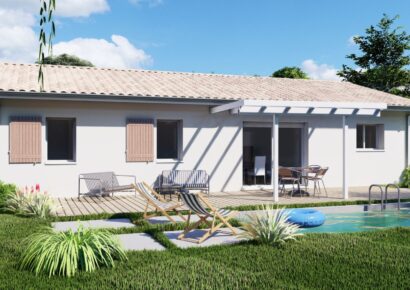 MAISON INDIVIDUELLE 90 m² à YCHOUX (40160)