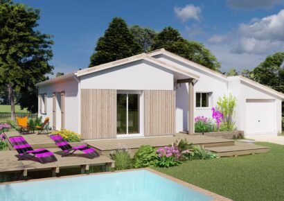 MAISON INDIVIDUELLE 71m² à CLERMONT (40)