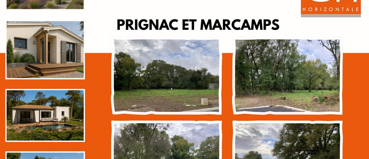 Terrain constructible Prignac-et-marcamps  (Gironde 33)