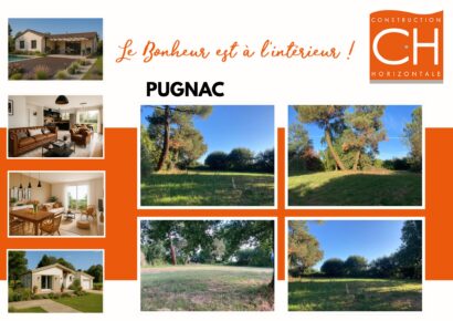 Terrain constructible Pugnac  (Gironde 33)