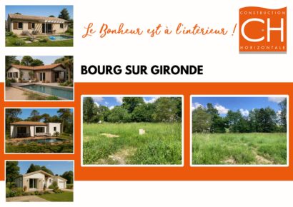 Terrain constructible Bourg  (Gironde 33)