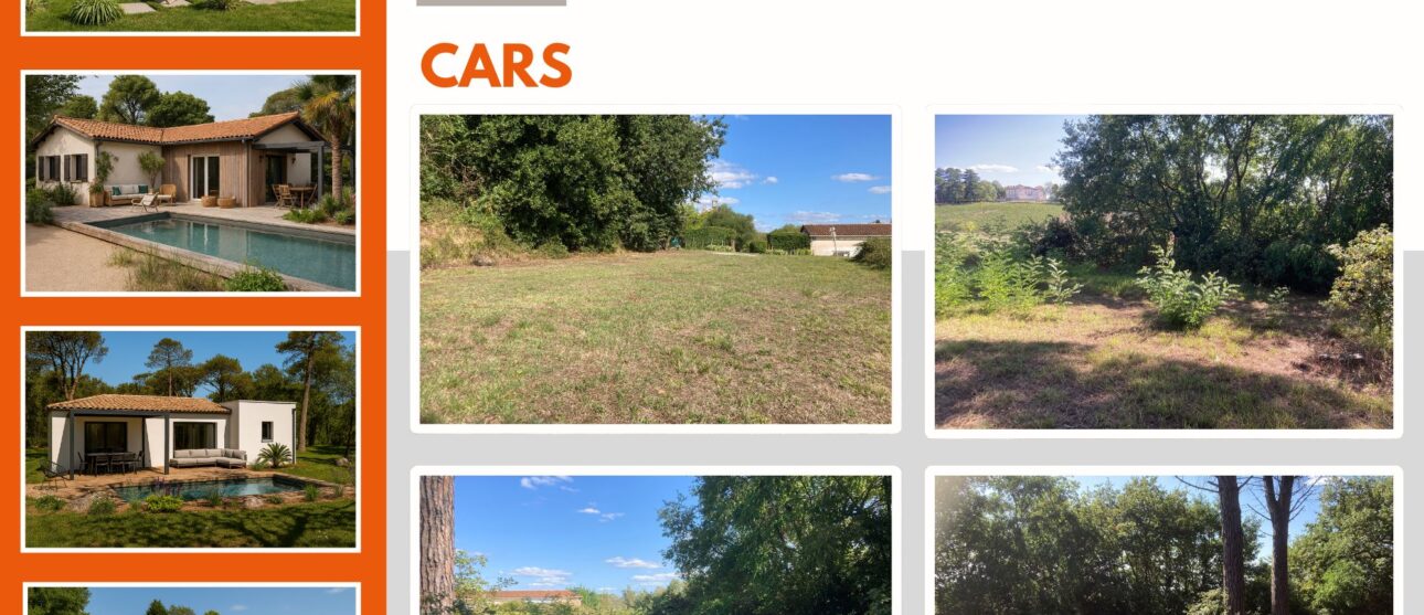 Terrain constructible Cars  (Gironde 33)