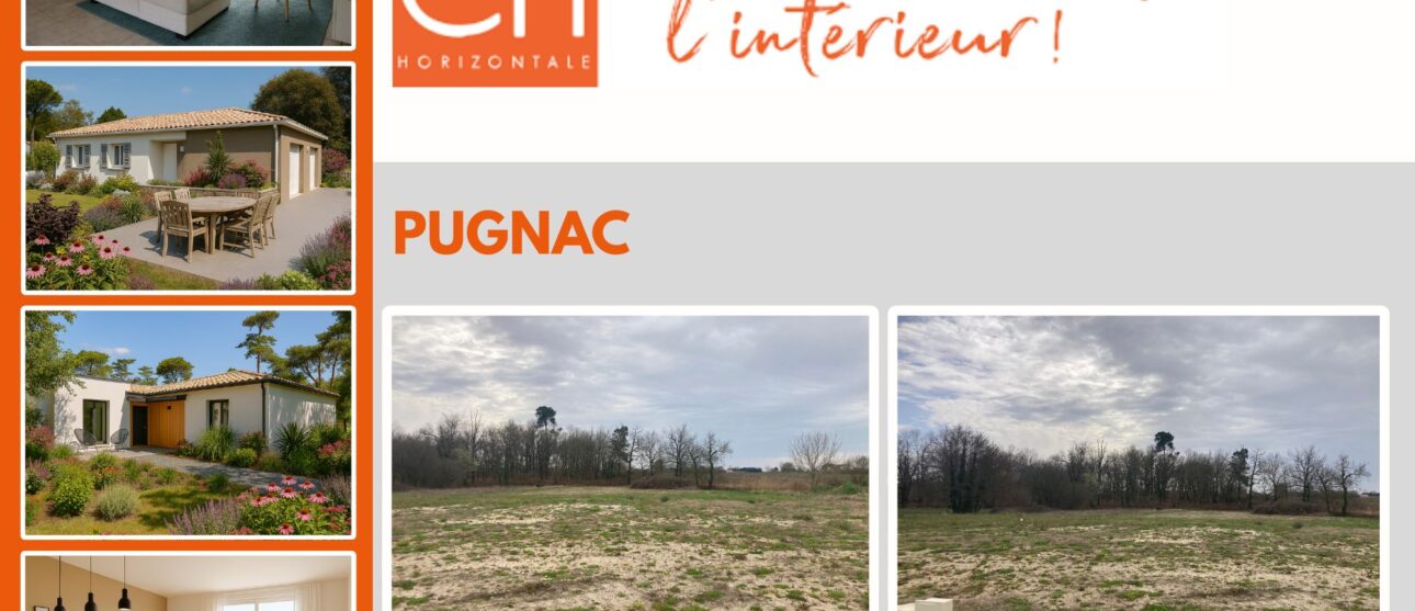 Terrain constructible Pugnac  (Gironde 33)