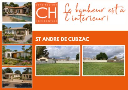 Terrain constructible Saint-andré-de-cubzac  (Gironde 33)