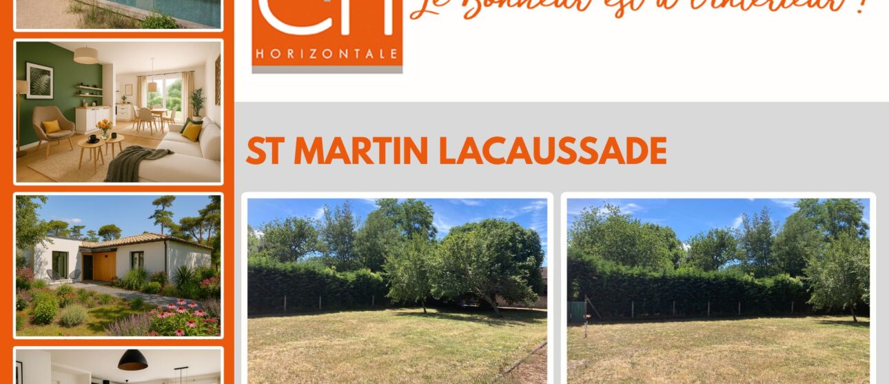 Terrain constructible Saint-martin-lacaussade  (Gironde 33)