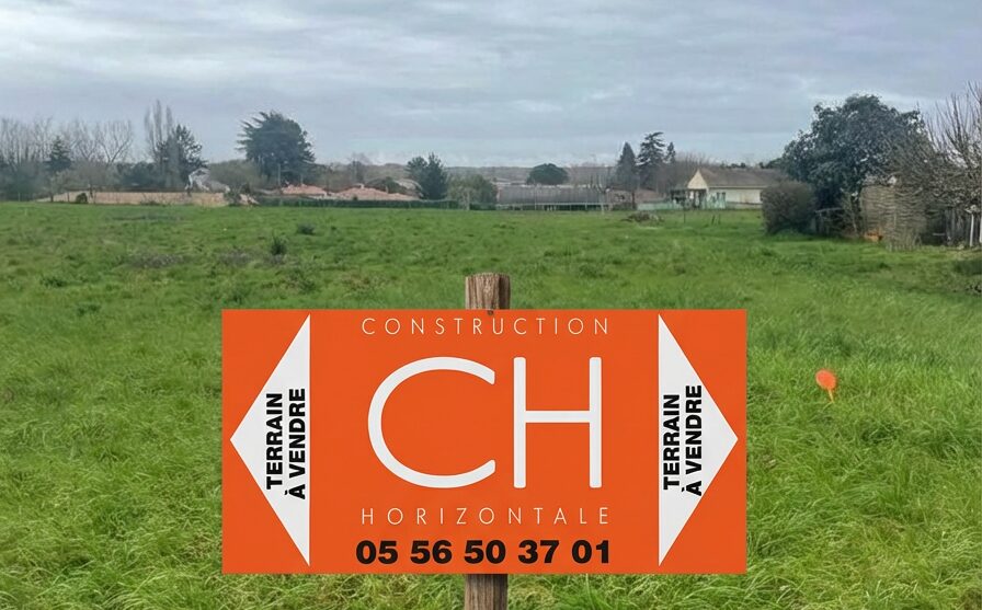 Terrain constructible Cérons (Gironde 33)