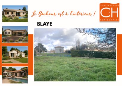 Terrain constructible Blaye (Gironde 33)