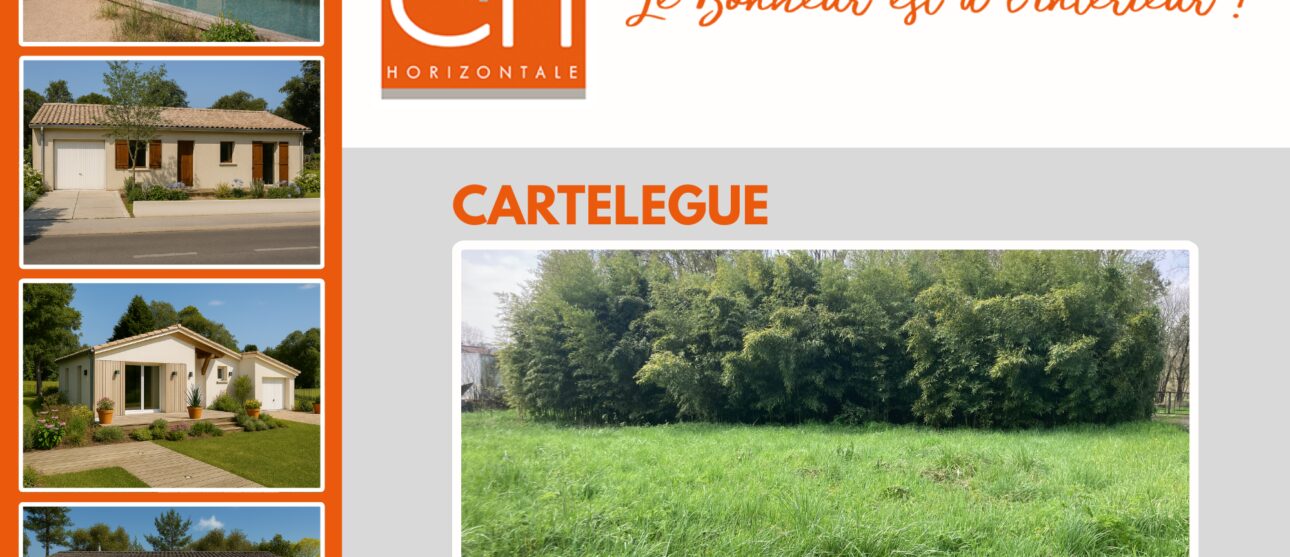 Terrain constructible Cartelègue  (Gironde 33)