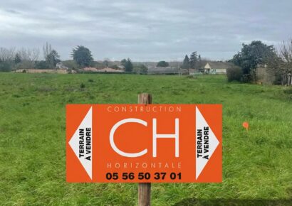 Terrain constructible Cérons  (Gironde 33)