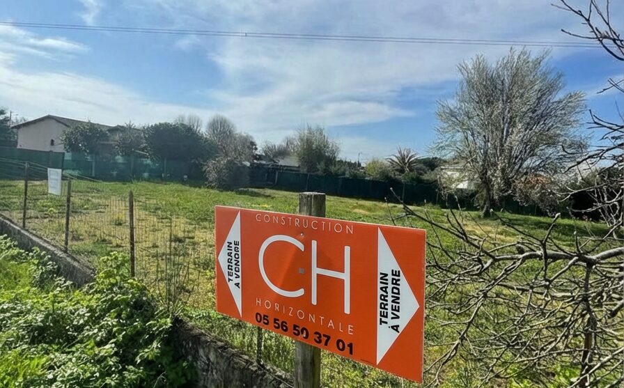 Terrain constructible Toulenne  (Gironde 33)