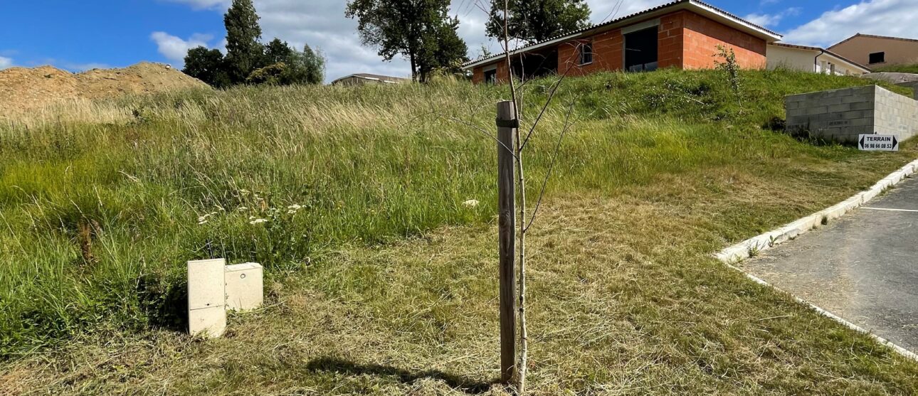 Terrain constructible Le pian-sur-garonne  (Gironde 33)